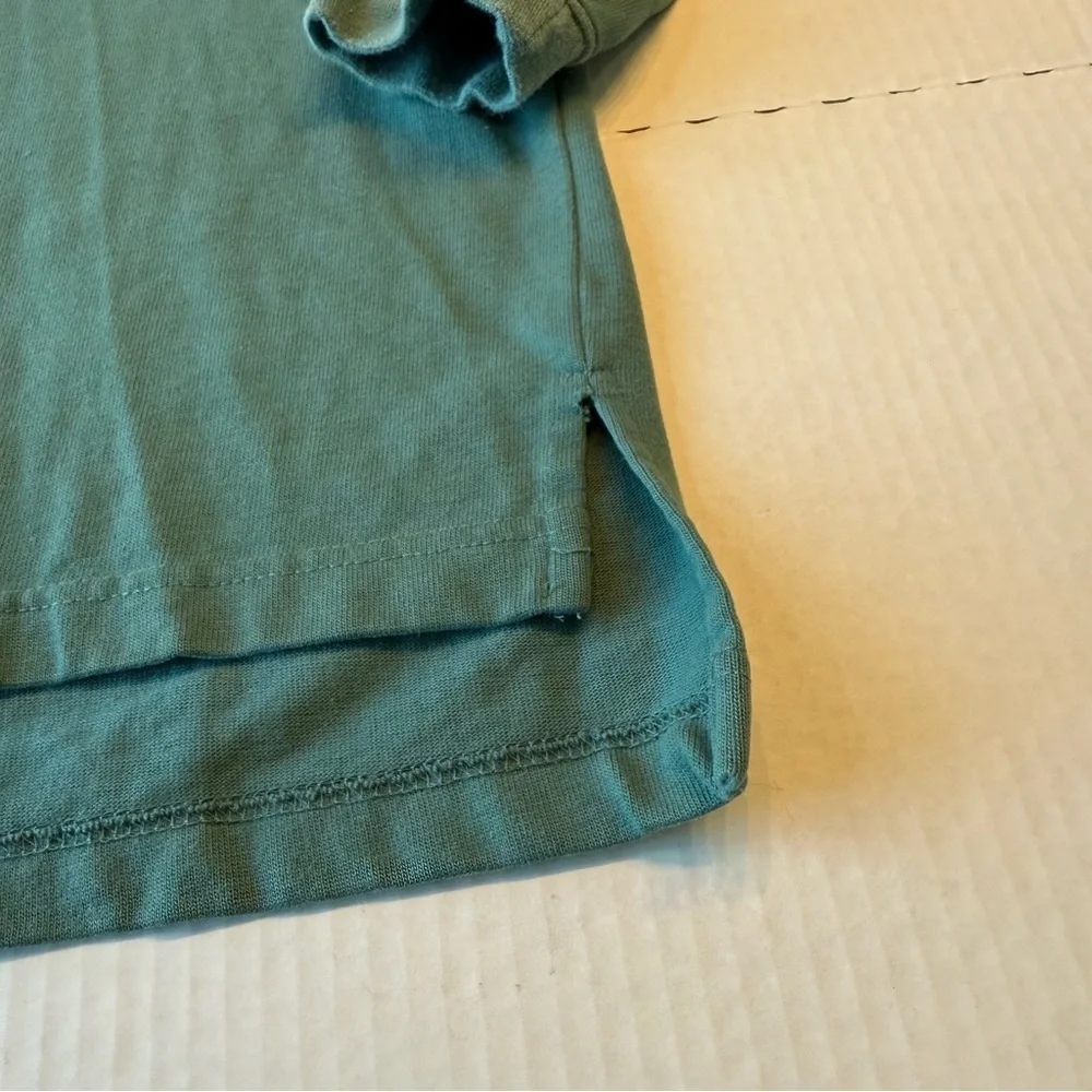 Banana Republic Teal Long Sleeve Polo Shirt